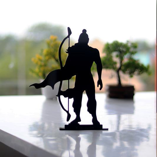 Divine Valor: Ramji with Bow Tabletop Sculpture