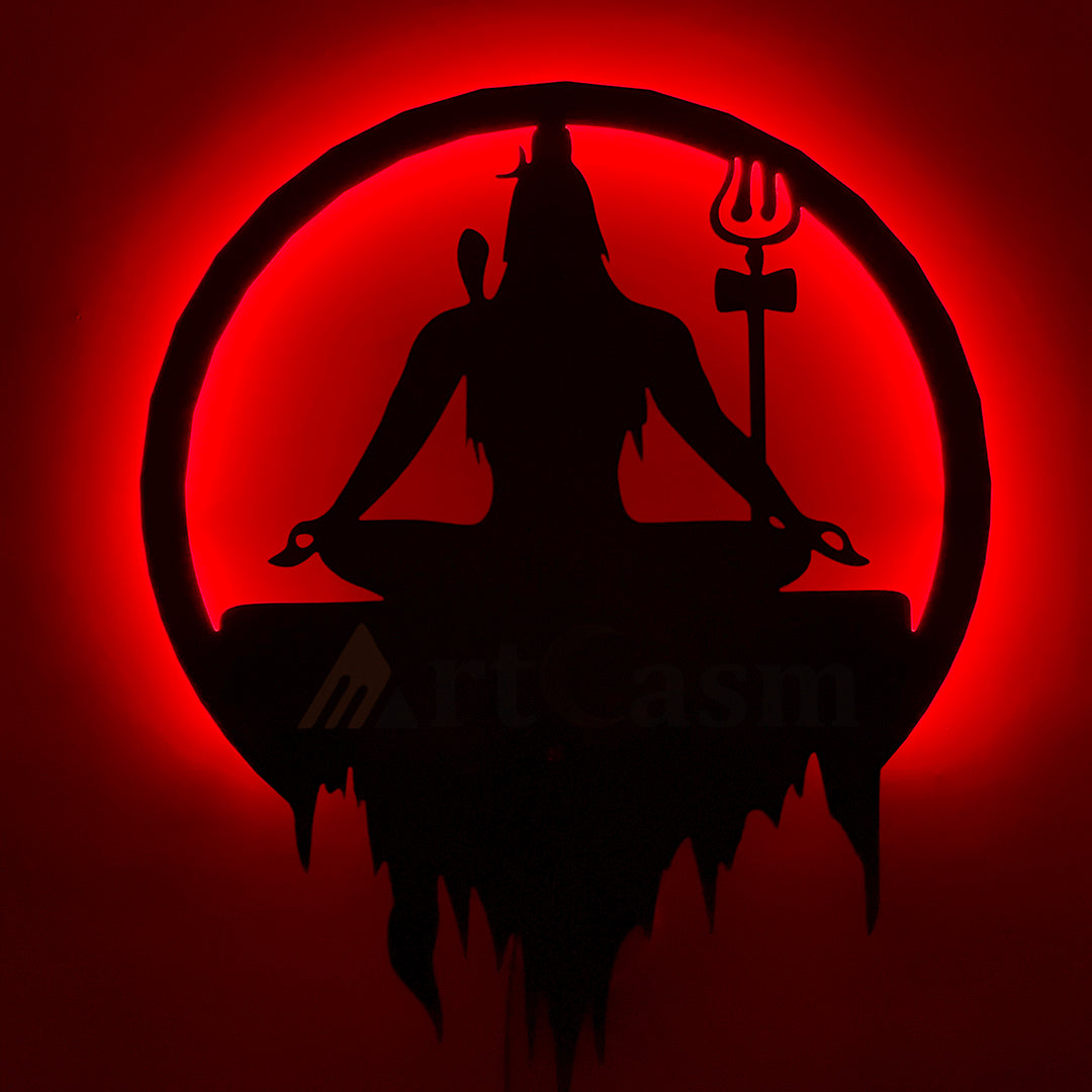 Lord Shiva Mandala Art with Backlight
